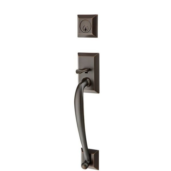 Oil Rubbed Bronze Handleset 4403MCUS10BRH, EMTEK, Mfr# 4403MCUS10BRH